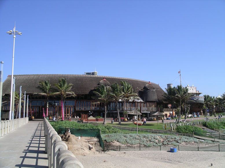 zonas de ocio en la playa de durban